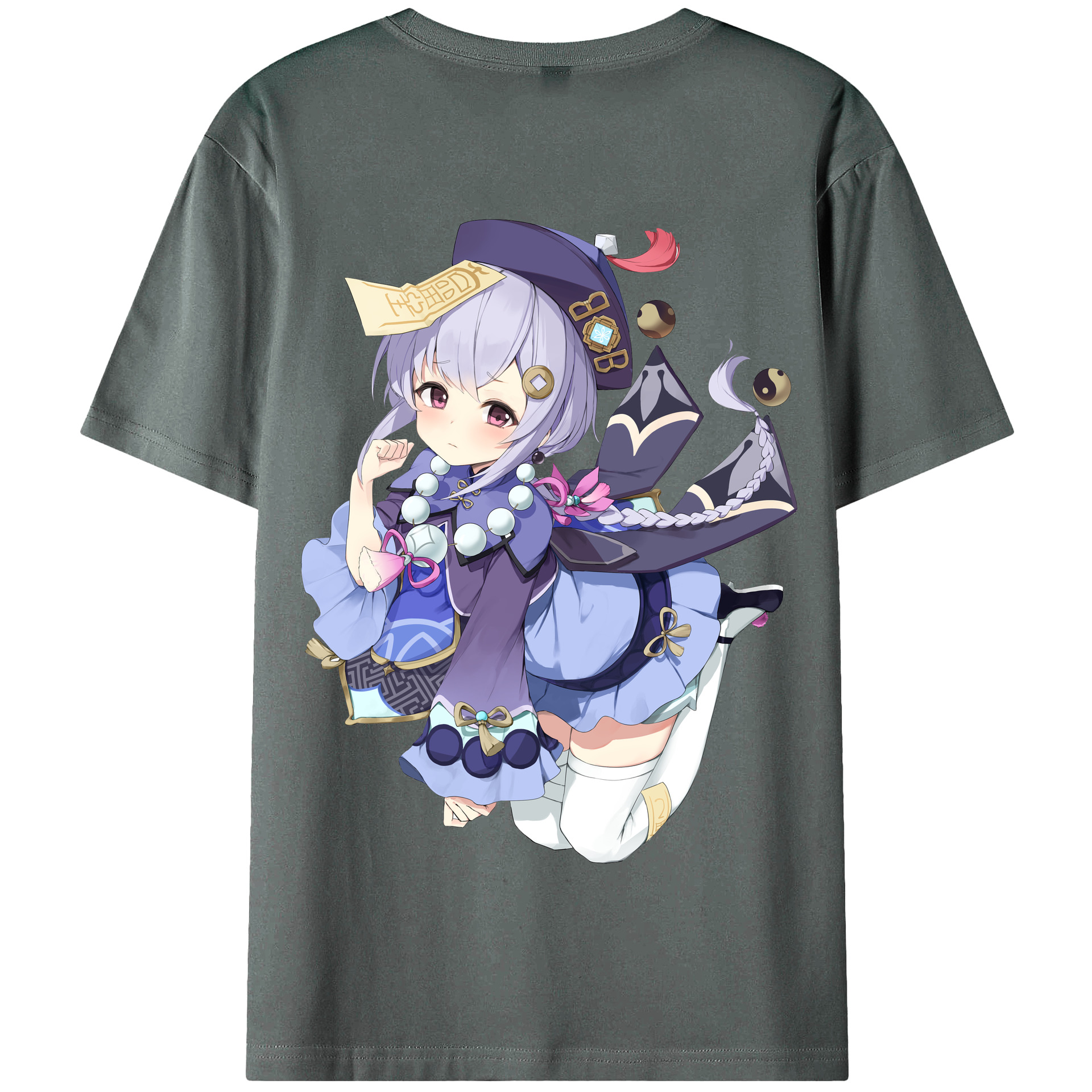 げんし神 七七 なな  genshin Nana 綿100％半袖Tシャツ（背面プリント）
